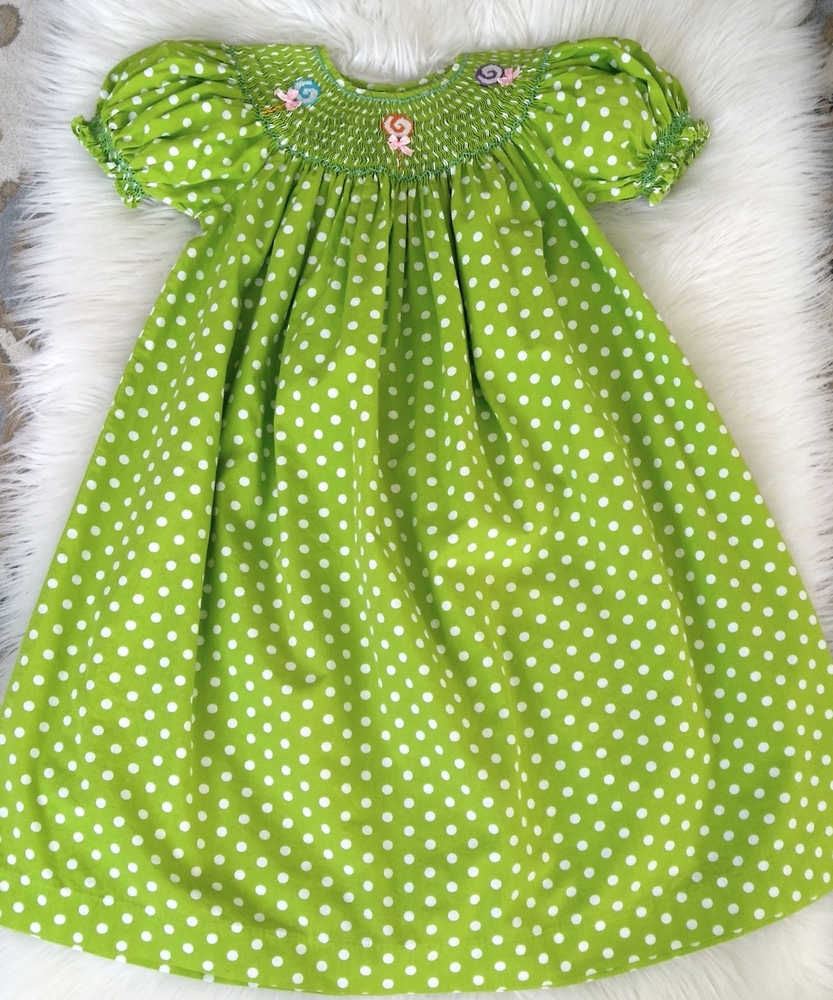mom&me ◾ Beautiful Girl Polka dot Casual Dress